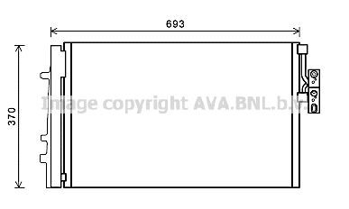 AVA QUALITY COOLING Kondensaator,kliimaseade BW5479D